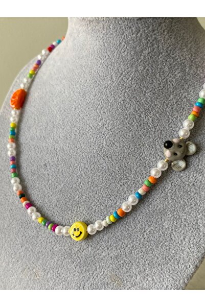 ATELİERGONCA El Yapımı Murano Cam Inci Kolye