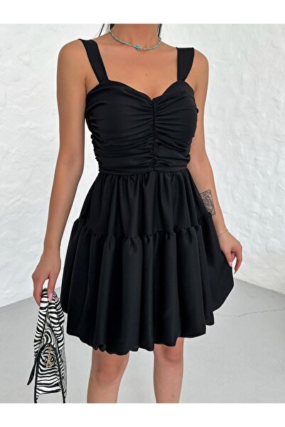 WOMAN VISION Bretele groase Lungime mini pentru întoarcerea acasă și rochie d...