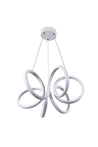 Home Modern Kıvrımlı Sarkıt Led Avize Beyaz Işık Oturma Odası,mutfak