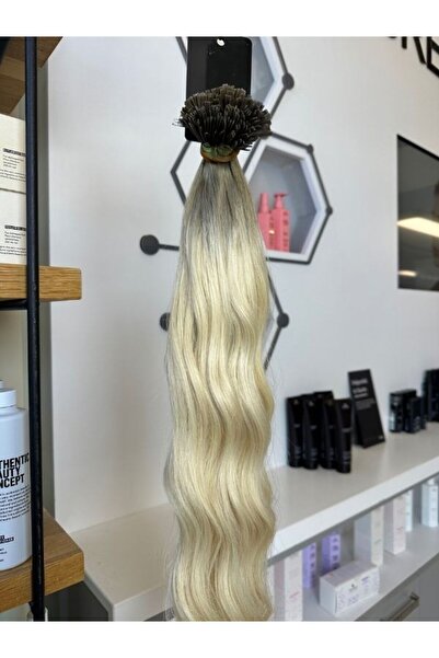 Kadınca Peruk Mikro Kaynak Wavy Insan Saçı (0.8 GR) 8 Ton Ombre 50 Adet 70 Cm