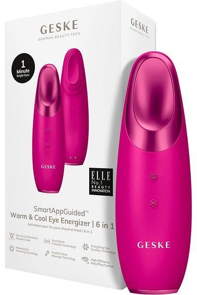 Geske Warm & Cool Eye Energizer | 6-in-1| Reduce Dark Circles & Bags - Magenta