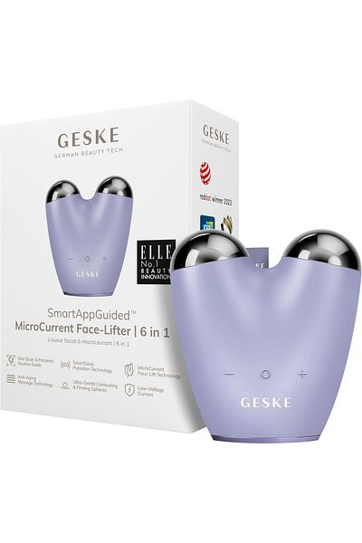 Geske MicroCurrent Face Lifter 6 in 1 |Anti-Aging & Wrinkles - Purple