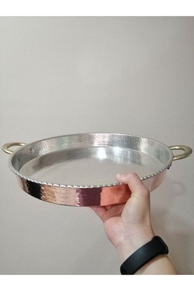 Gulaysenindunyasimardin Copper Forged Red Cup Oven Tray 40cm