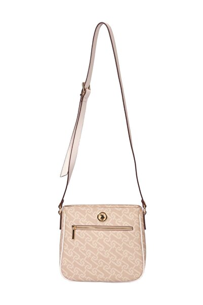 U.S. Polo Assn. Beige-Beige Women's Messenger Bag Us23117