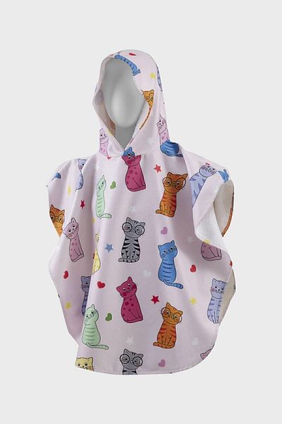 SLIPSTOP Πετσέτα Poncho Hermes Cotton Hooded UPF 50 Protected