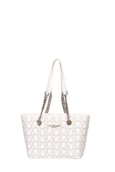 U.S. Polo Assn. White Gray Women's Shoulder Bag Us24193