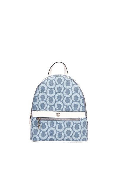 U.S. Polo Assn. Denim-White Women's Backpack Us23199