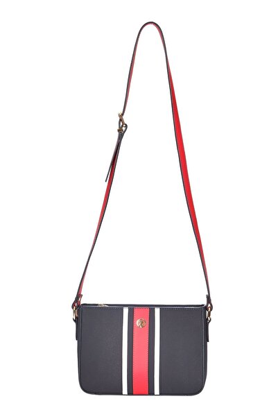 U.S. Polo Assn. Γυναικεία τσάντα Messenger σε μπλε-λευκό-κόκκινο χρώμα Us24262