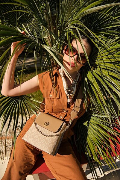 U.S. Polo Assn. Μπεζ Γυναικεία τσάντα Messenger - Us23132