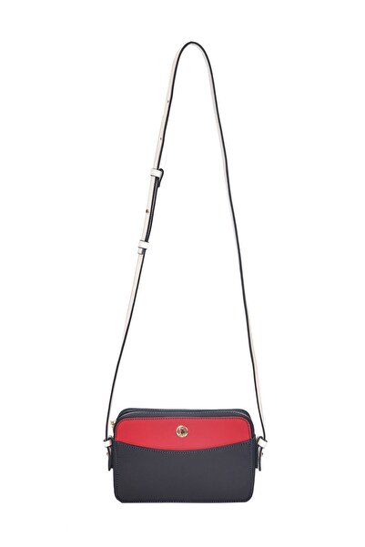 U.S. Polo Assn. Navy Blue-Red-White Women's Messenger Bag Us24277
