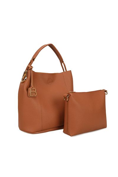 Lucky Bees Damen Hand- und Schultertasche mit Innengeldbörse