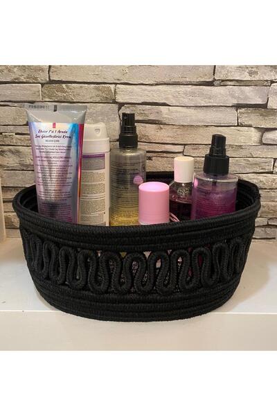 ModaCardin سلة أطفال منقوشة من قش الجوت الطبيعي - منظم خزانة الخبز وغرفة الأطفال