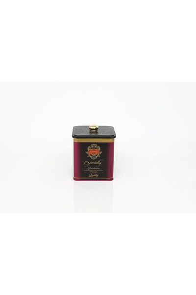 EVLE Ef023-82 Specialty Pink Patterned Square Metal Storage Container 12x12 Cm