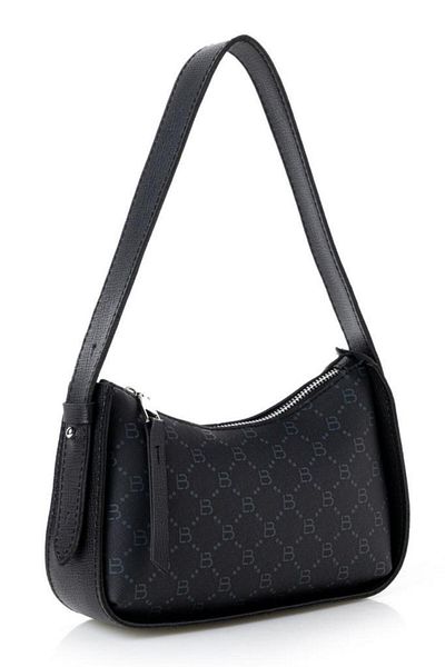 Lucky Bees Gemusterte Baguette-Hand- und Schultertasche für Damen