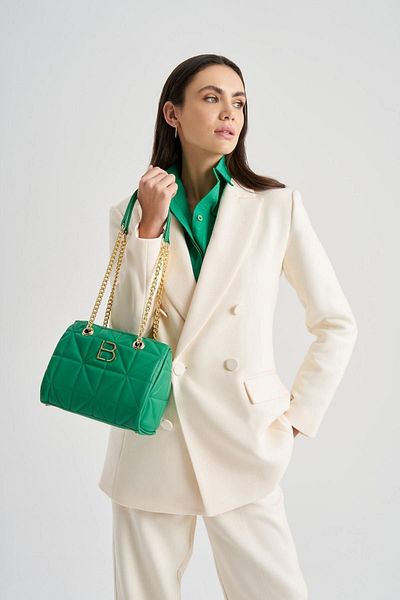 Lucky Bees Gesteppte gemusterte Hand- und Schultertasche für Damen