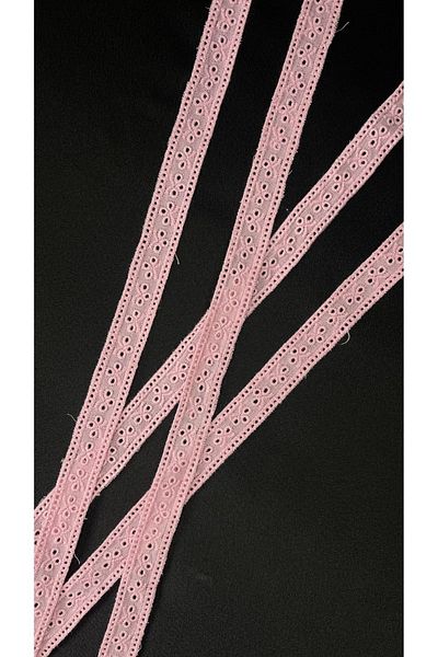 Ozpas Pink Scallop Spacer Strip - 1.5cm Width, 8.86mt
