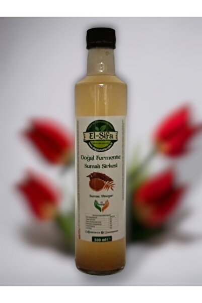 100% Doğal Fermente Sumak Sirkesi 500ml Cam Şişe