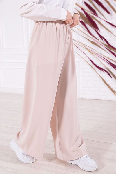 MODA GÜLAY Pantaloni casual Ayrobin cu talie elastica