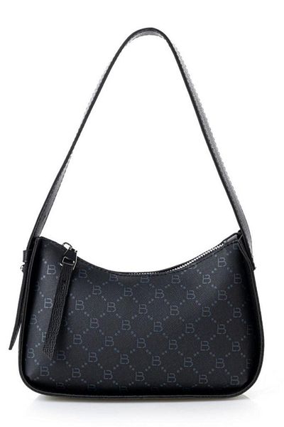 Lucky Bees Gemusterte Baguette-Hand- und Schultertasche für Damen