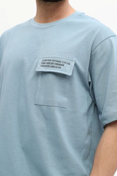 Owut Collection Men's Relaxed/Comfortable Cut Letter Printed 100% Cotton Shorts Set