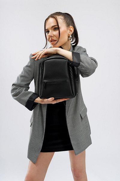 Lucky Bees Mittelgroßer Damenrucksack mit STD-Muster – klassisch