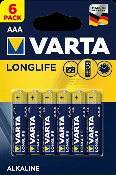 Varta Longlife 6 Lı Ince Aaa