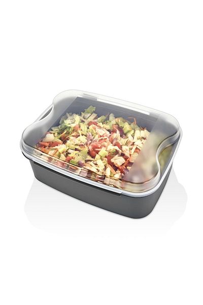 VİP AHMET Grater Storage Container 4500 ml Gray