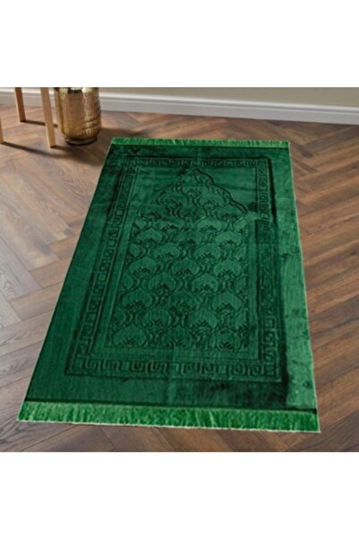 ayfazem hediyelik Yeşil Pelüş Seccade