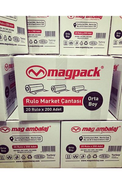 magpack Roll Market Grease Bag 20x200 Medium Size 4000pcs