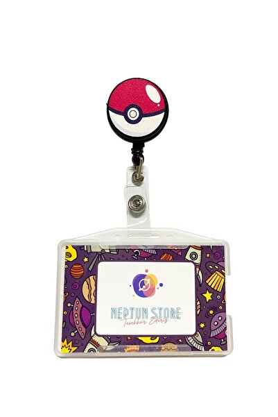 neptünstore Suport pentru carduri Poke Ball Yoyo, Yoyo pentru agățat carduri, Suport pentru carduri de identitate Yoyo, Card de identitate