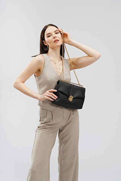 Lucky Bees Desenli Kadın El Ve Omuz Çantası