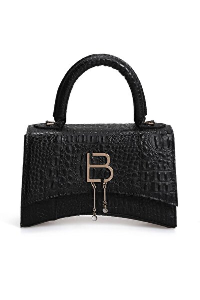 Lucky Bees Crocodile Patterned Women's Hand and Shoulder Bag