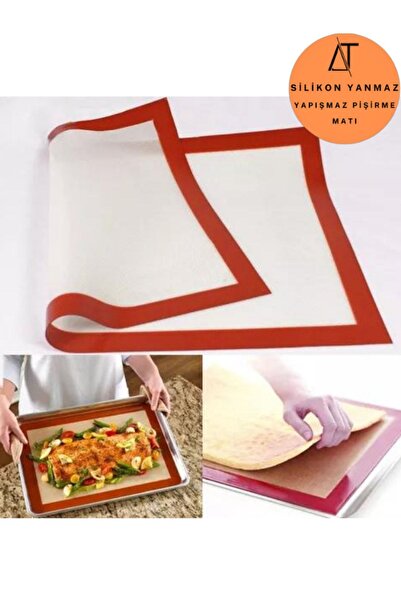 Acarlar Ticaret حصيرة خبز سيليكون مقاومة للحريق وغير قابلة للالتصاق 40*30 سم حصيرة ورق الخبز ذاتية التشحيم