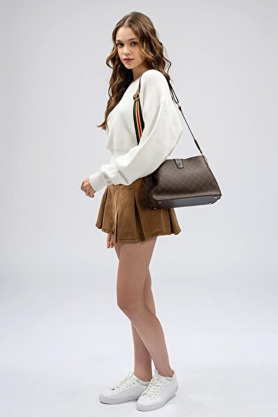 Lucky Bees Patterned Women's Hand and Shoulder Bag