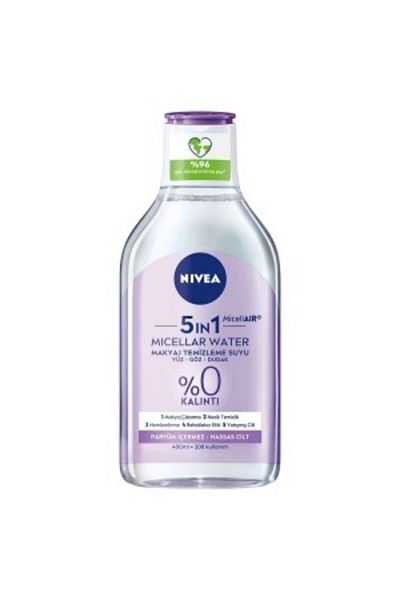NIVEA ) Nivea Micellar Make-up Cleansing Water Sensitive Skin 400 Ml ( 1 PC )