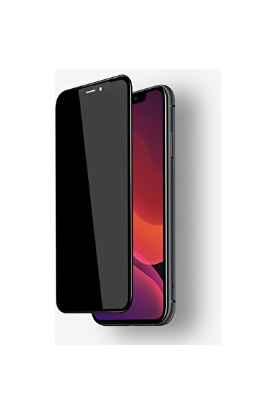 ZETT iphone 11 Uyumlu Hayalet Kırılmaz Cam Privacy Tam Kaplayan Ekran Koruyuc...