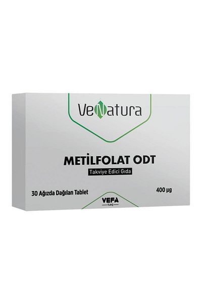 VeNatura 30 Tablets Metilfolate Odt Food Supplement