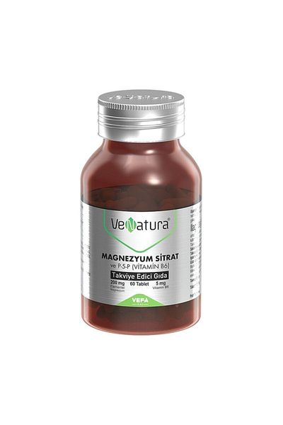 VeNatura Vitamin B6 and Magnesium Citrate Supplementing - 60 Tablets