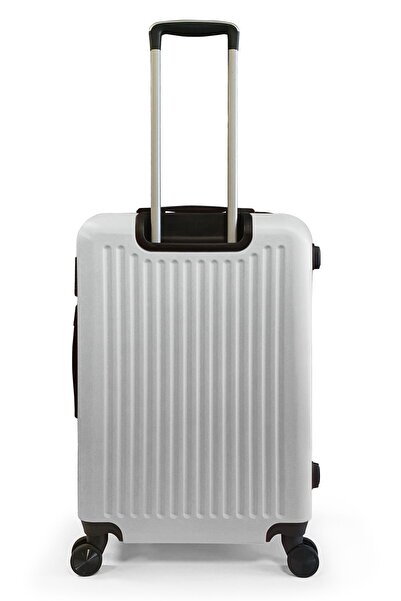 Coral High Abs Gümüş Orta Boy Valiz 16432