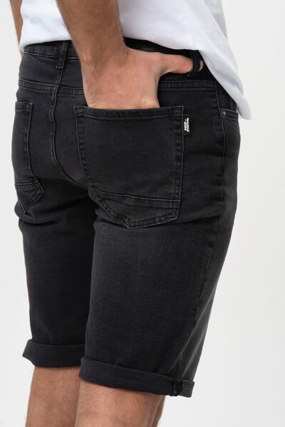 No Fear Men's Black Denim Shorts - M50096