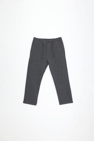 BayBayan Băiat - Pantaloni de școală Smoked Casual Trend, cu talie elastică