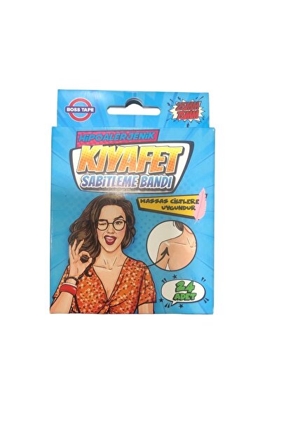 Boss Tape 24'lü Kıyafet Sabitleme Bandı Dekolte Abiye Gelinlik Straplez Sabit...