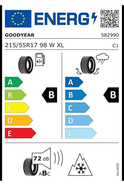 Goodyear 215/55 R17 98w Eagle Sport 4seasons Xl Oto Dört Mevsim Lastiği (ÜRETİM: 2024)