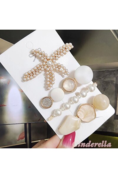 Cinderella Нов сезон 4-комплект комплект закопчалки с перли и звезди