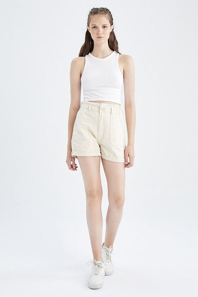 DeFacto Cool Regular Fit - 100% bavlnené šortky Y7876az22sm