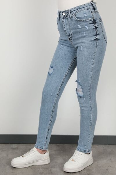 John Borners Лазерне різання Жіночі джинси Mom Jean - 1051