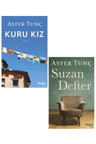 CAN Ayfer Tunç 2 Kitap Set / Kuru Kız - Suzan Defter