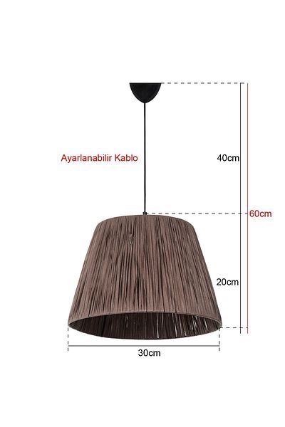 Hmydesign Gaufres Handmade Pendant Lamp Chandelier Brown