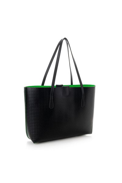 Lucky Bees Women's Large Faux Leather Tote Shoulder Bag