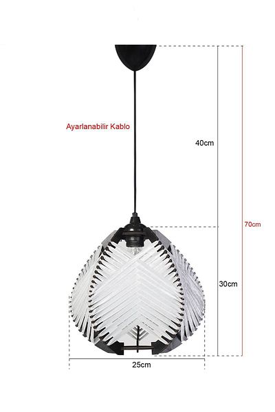 Hmydesign Lierre Handmade Pendant Lamp White